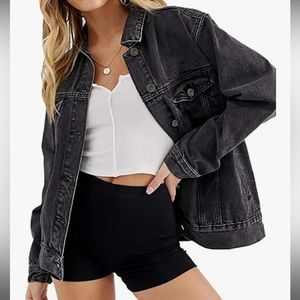 SOLD🥤Oversized Denim Boyfriend Jacket